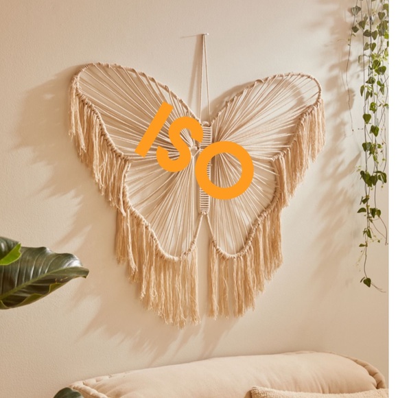 Other - ISO UO BUTTERFLY MACRAME WALL HANGING
